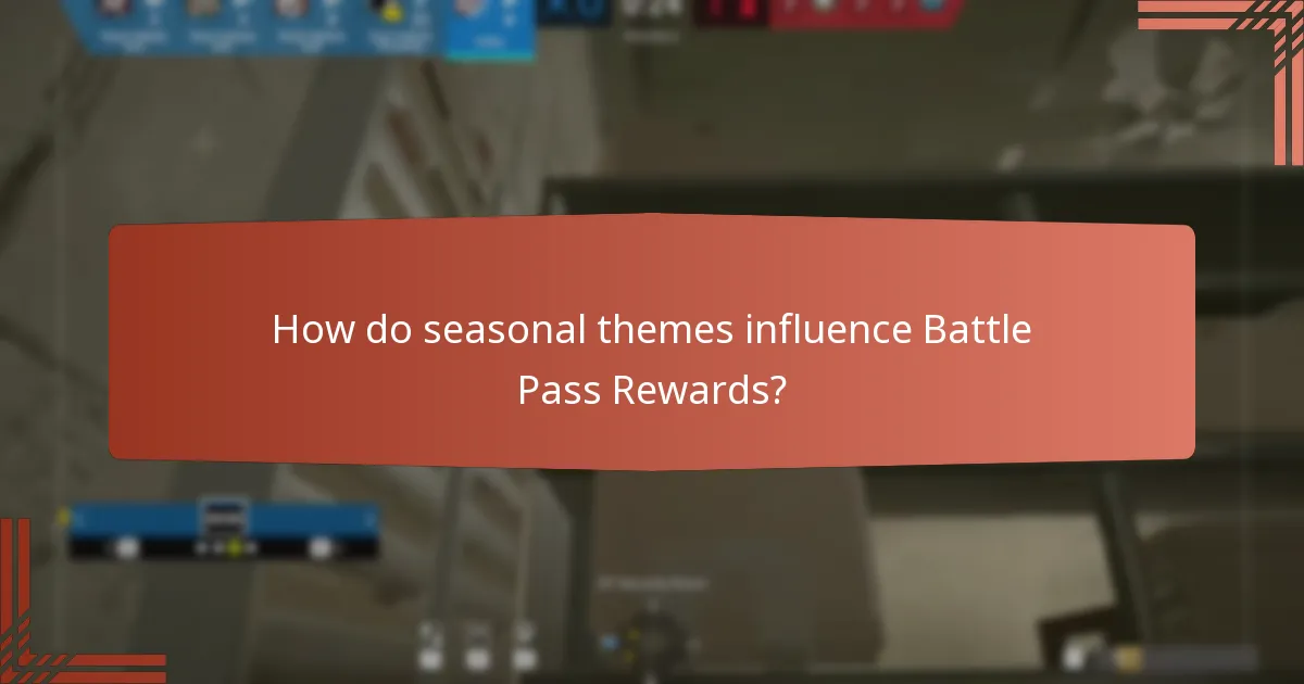 How do seasonal themes influence Battle Pass Rewards?