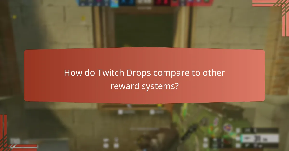 How do Twitch Drops compare to other reward systems?