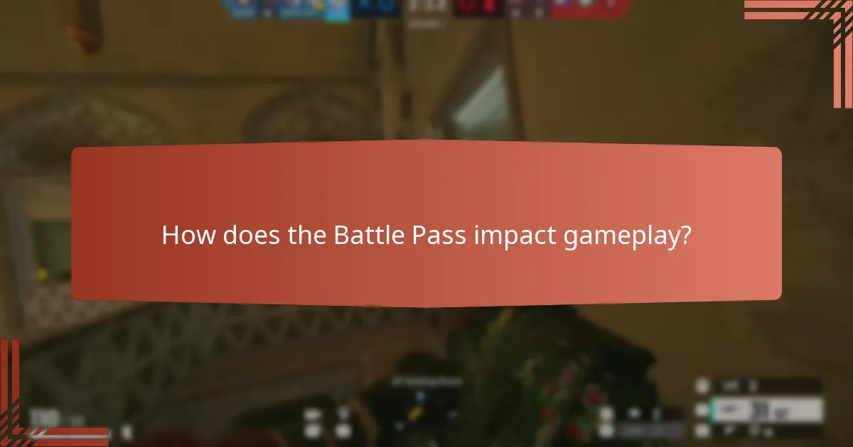 How does the Battle Pass impact gameplay?
