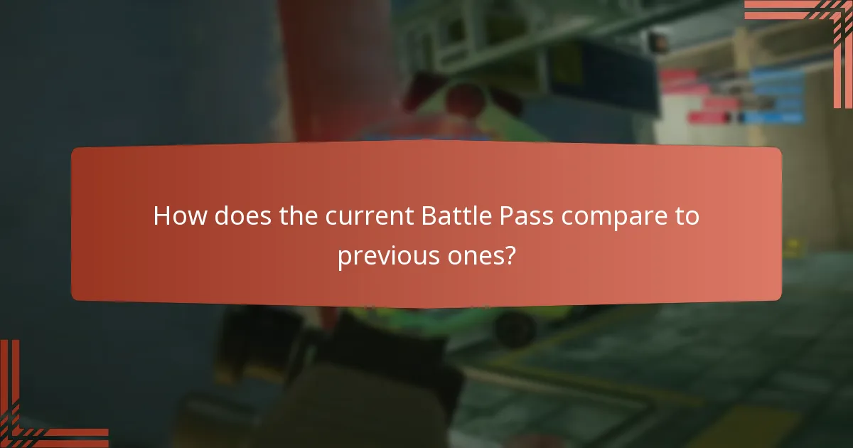 How does the current Battle Pass compare to previous ones?