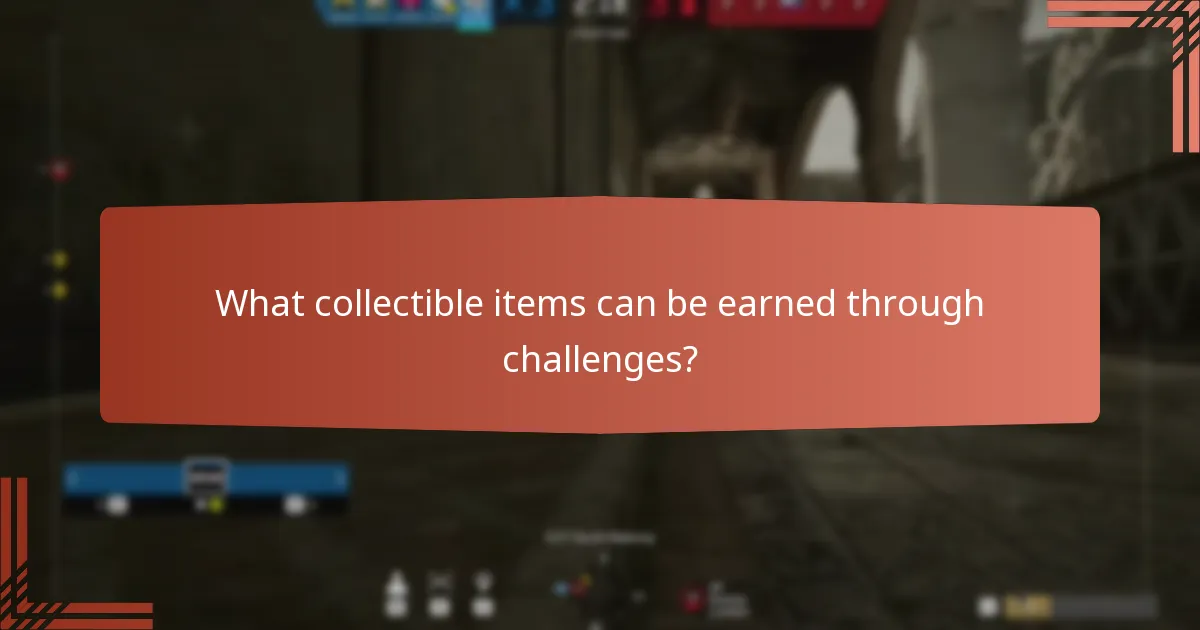 What collectible items can be earned through challenges?